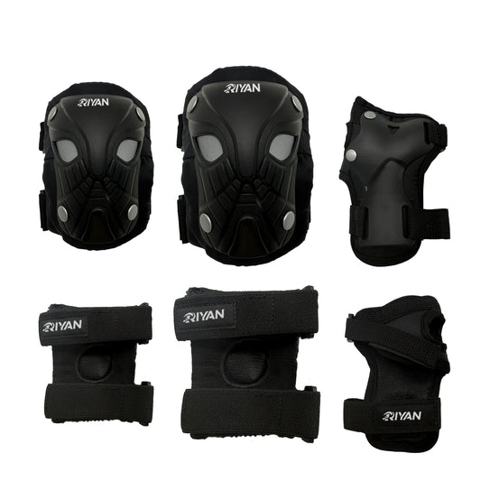 Kids Skating Protection Kit 3 Pack Protective Gear semi-transparent