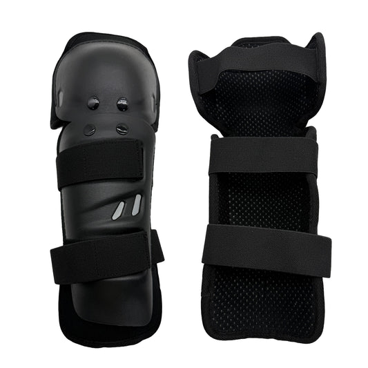 4Pcs Motorcycle  Elbow Pads Protection Motocross Racing Knee Shin Guards Protective Gear for Adults black