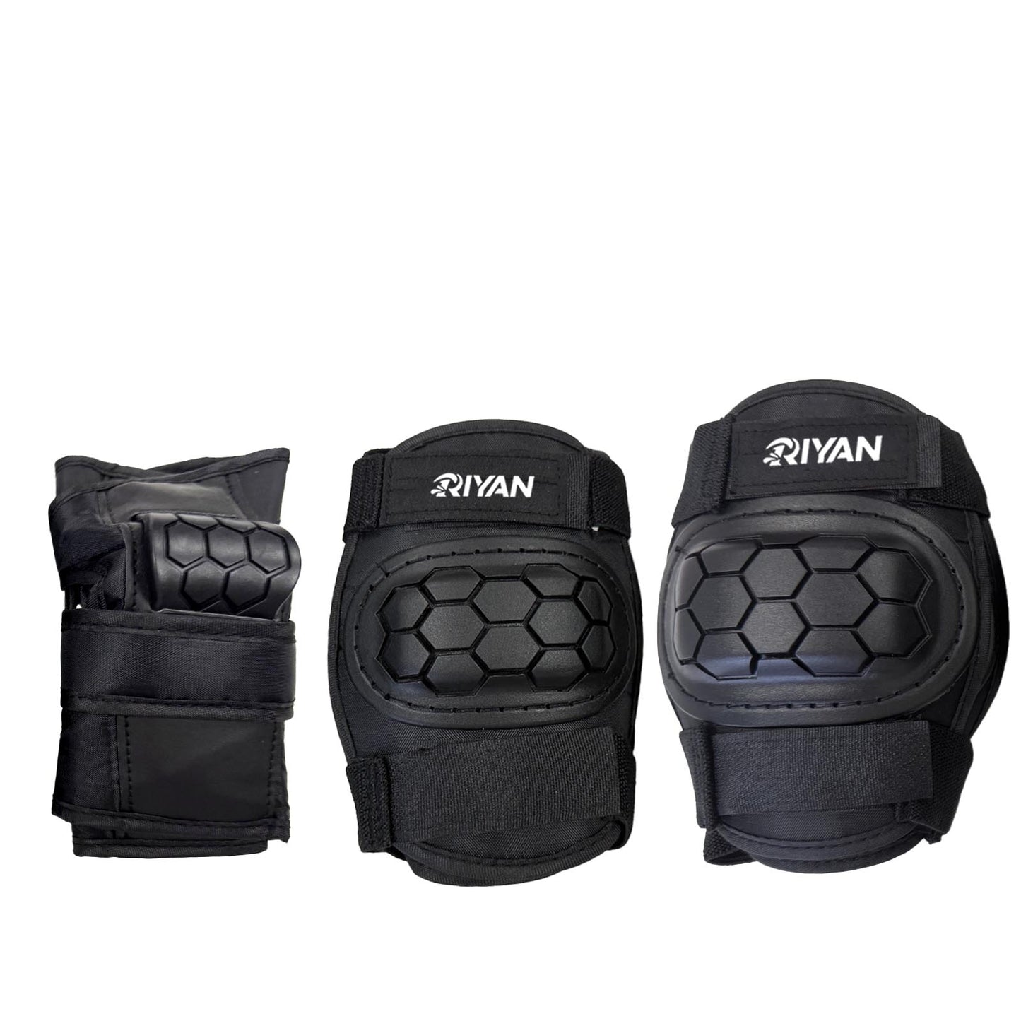 3 Pack Protective Pads For Roller Skating knee elbow and wrist pads