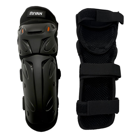 2Pcs Motorcycle KneePads Protection Motocross Racing Knee Shin Guards Protective Gear for Adults black